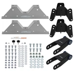Rear 4" Lowering Shackles And Hangers With C-notch For Gmc C1500 Pick Up 73-87. Fixed Price $197.43.