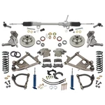 Fits Mustang Ii Ifs, Drop Spindles, 375 Coilovers, Manual Rack, 4-1/2. Fixed Price $2312.99.