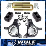 Wulf 3" Front 2" Rear Lift Kit With Spindles For 99-07 Gmc Sierra 1500 2WD. Fixed Price $502.85.
