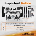 Lowering Spindles Shocks Springs Kit For Silverado Sierra C1500 V8 1988-1998. Fixed Price $494.75.