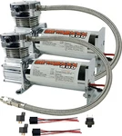 Airmaxxx Chrome 400 Compressors Dual Pack 165/200 Suspension System. Fixed Price $239.99.