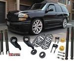 3" Front 4" Rear Drop Kit Keys Coils & Shocks 2000-2006 Gmc Yukon. Fixed Price $621.49.