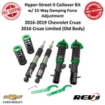 REV9 Hyper-street Ii Coilover Lowering Upgrade Kit For 2016-2019 Chevrolet Cruze. Fixed Price $550.00.