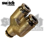 Numatics Push Ptc Union 3 Way Tee Connector Fitting 1/4 Air Line. Fixed Price $10.80.