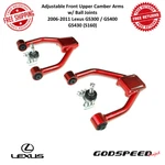 Godspeed Adjustable Front Upper Camber Arms W/ Ball Joints Fits 06-11 Gs (S190). Fixed Price $212.50.