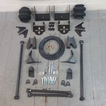 Universal Triangulated 4-LINK Rear Air Ride Bracket Suspension Kit 2600LBS Bags. Fixed Price $799.95.