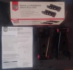 Sure Built FH204654 - Rear Lowering Shackle Kit. Fixed Price $27.74.