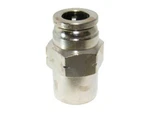 1/4" Hose X 1/8" Npt Push To Connect Straight Female Fitting, Nickel Plated. Fixed Price $12.80.