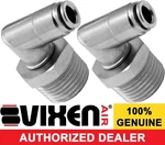 1/2"NPT Male To Push Connect Ptc 1/4"OD Hose Swivel Elbow Fitting 2PK VXA2124. Fixed Price $24.58.