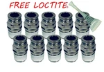 Push Connect Fitting For 1/2" Npt Od Air Line 10 Pack W/ Free Loctite. Fixed Price $99.90.