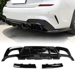 For 19-22 Bmw G20 330I M340I Ctm Style Gloss Black Rear Diffuser W/ Corner Spats. Fixed Price $159.38.