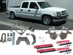 Gmc Sierra 2500HD 2001- 2010 Lowboy Motorsports 6/8 Drop Kit. Fixed Price $2420.90.