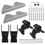Rear 4" Lowering Shackles And Hangers With C-notch For Gmc /C1500 1973-1987. Fixed Price $249.98.