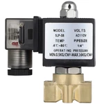 1PCS 1/4" Npt Valve Electric Solenoid Brass Gas Water Air Normal Closed 110-120V. Fixed Price $23.99.