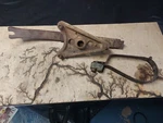 Spare Tire Holder With Lock Artillery Wheel Carrier 1935 1936? Antique 30S Ford. Fixed Price $70.00.