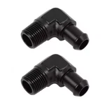 3/8" Npt Male To 1/2" Hose Barb Fitting Adapter 90DEGREE AN8 Aluminum Black 2PCS. Fixed Price $14.99.