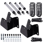 Front 3" Rear 4" Drop Lowering Springs Kit Ford F-100 F-150 2WD 1973-1979. Fixed Price $395.90.