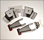 1973-1991 C20 C30 4" Rear Lowering Kit Drop Shackles & Hangers Djm HS1119-4. Fixed Price $340.00.