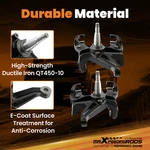2.5" Front Drop Spindles Lowering Kit W/ 1.25" Rotor For Chevy C10 2WD 1973-87. Fixed Price $139.99.
