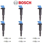Bosch Double Platinum Spark Plug & Energy Ignition Coil For Bmw 535I Xdrive 3.0L. Fixed Price $284.58.