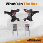Front Rear 1-2" Lowering Kit For Chevrolet Gmc C1500 1988-1998 W/drop Shackle. Fixed Price $187.88.