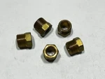 (20) 105X6 Weatherhead Brass 3/8" Inverted Flare Tube Nut. Fixed Price $16.99.