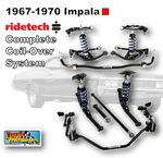 Ridetech Coilover Suspension KIT,1967-1970 Impala,caprice,control ARMS,SHOCKS,D5. Fixed Price $5330.00.