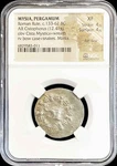 C. 133 Bc Ancient Mysia, Pergamum Roman Rule Cista Mystica Snakes Ngc Xf. Fixed Price $615.00.