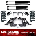 5" Front Rear Drop Lowering Kit W/ Shocks For 1973-1987 Chevy C10 1" Rotor. Fixed Price $811.06.