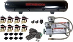 Airmaxxx Pewter 400 Compressors 3/8" Valves 9-SWITCH W/5 Gallon Tank Kit. Fixed Price $685.00.