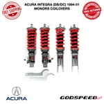 Godspeed Project Monors Coilover Kit For 94-01 Acura Integra Coupe Sedan Db/dc. Fixed Price $795.00.