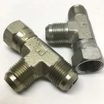 Lot Of 2 Parker 10 R6X Hydraulic Run Tees 5/8" Jic 37 Female Swivel Nut. Fixed Price $40.00.
