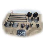 Weld Triangulated Link Air Suspension Kit Brackets 24'' Bars Returned Iqxh. Fixed Price $205.85.