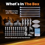 Universal Parallel 4 Link Mounts Kit For Rod Rat Truck Classic Car Aira Ride. Fixed Price $150.99.