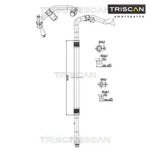 High/low-pressure Line, Air Conditioning Triscan 9010 10030. Fixed Price $131.31.