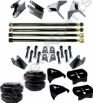 Triangulated 4 Link Kit (2) Air Lift D2500 Bags & Rear Suspension Brackets. Fixed Price $493.89.