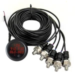 52MM Five Display Air Ride Gauge 0-232 Psi Suspension Pressure 5X 1/8NPT. Fixed Price $79.99.