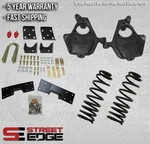 99-06 Silverado/sierra Extended Cab 1500 2WD 4" Front & 6" Rear Lowering Kit. Fixed Price $773.96.