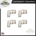 INB109-308-023 Numatics Set Of 4 Brass Push-in Fitting 3/8" Tube 1/2" Mnpt. Fixed Price $58.35.