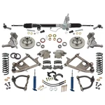 Fits Mustang Ii Ifs, Drop Spindles, 500 Coilovers, Power Rack, 4-1/2. Fixed Price $2156.99.