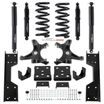 Front 4" & Rear 6" Drop Kit W/shock For Chevy Gmc C1500 88-98 W/1.25" Rotors V8. Fixed Price $757.72.
