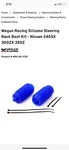Megan Racing Silicon Steering Boot For Nissan 240SX S13/S14/300ZX/350Z. Fixed Price $60.00.