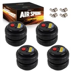 4 Pieces Heavy Duty 2500LB 1/2"NPT Double Bellow Air Suspension Spring Bag. Fixed Price $129.99.
