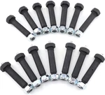 Trailer Axle Spring Shackle Greaseable Bolt 9/16 3 14PCS, Black. Fixed Price $45.99.