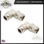INB109-102-023 Numatics Set Of Swivel Elbow Brass Fitting Tube 1/2"NPT. Fixed Price $51.53.
