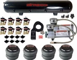 Pewter 400 Air Compressors 3/8" Valves 2500 Ride Bags Black 7 Switch & Tank. Fixed Price $788.98.