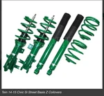 Tein 14-15 Honda Civic St Basis Z Coilovers Lowering Kit Part # GSHF6-8UAS2. Fixed Price $450.00.