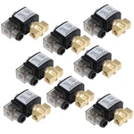 8PCS 1/4" Npt Valve Electric Solenoid Brass Gas Water Air N/c 110V-120V. Fixed Price $122.49.