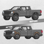 3" Front 4" Rear Drop Lowering Kit Ford F-100/150 2WD 73-79 Shocks + Springs. Fixed Price $489.98.