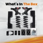F+r 5/6" Drop Kit Spindle+coils+flip+c Notch For Chevy Gmc C1500 88-98. Fixed Price $465.11.